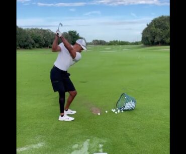 ❤️❤️ With one swing of an iron, Tiger Woods has announced a comeback.      | GOLF#SHORT