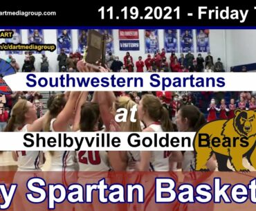 IHSAA Girls Basketball | Southwestern Spartans at Shelbyville Golden Bears