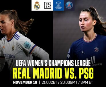 Real Madrid vs. PSG | UEFA Women’s Champions League Matchday 4 Full Match