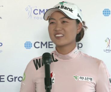 Minjee Lee Friday Interview 2021 CME Group Tour Championship LPGA Tour