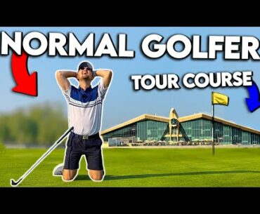 Can a normal golfer BREAK 100 round a TOUR course?