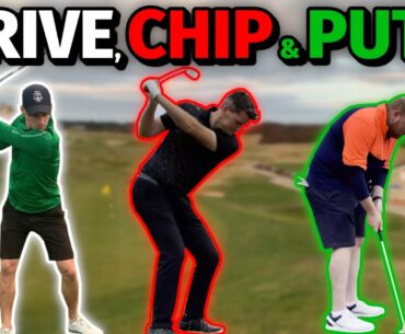 Golfing with ONLY 3 GOLF CLUBS?! | Drive, Chip & Putt #3 | Golf Challenges