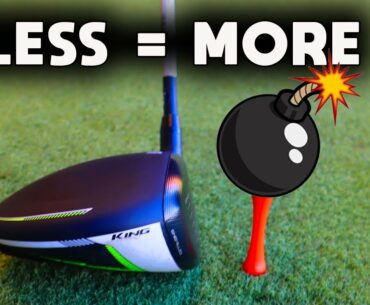 Swing your DRIVER SLOWER but hit the golf ball FURTHER