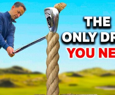 The Golf Swing is SO MUCH EASIER with this ROPE Trick