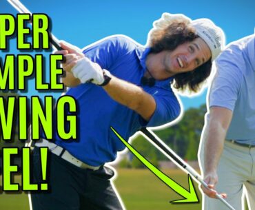GOLF: SUPER SIMPLE Golf Swing Feel That Works EVERY TIME! | Featuring Tom Saguto - Saguto Golf