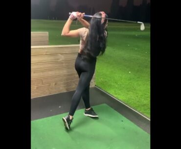 Absolute swing goals ❤️❤️ #golf #shorts #golfgirl      | GOLF#SHORT