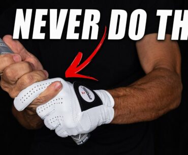 NEVER DO THIS WITH YOUR INTERLOCK GOLF GRIP
