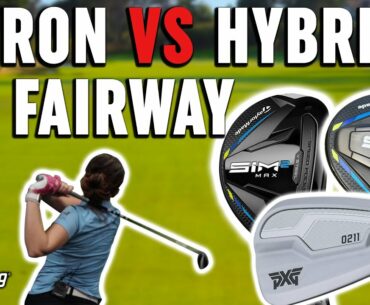 Fairway Wood vs Hybrid vs Long Iron | Trackman Test