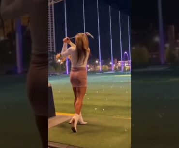 Ladies golf! Happy hips! #shorts #golfshorts #alloverthegolf