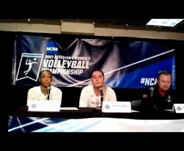 Texas Tech volleyball vs. FGCU NCAA Round 1: Post Match Press Conference | December 3, 2021