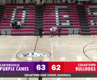 BOYS BASKETBALL: Cedartown Bulldogs vs. Cartersville Purple Hurricanes