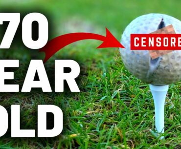 I CUT OPEN A 70 YEAR OLD GOLF BALL (SHOCKED)