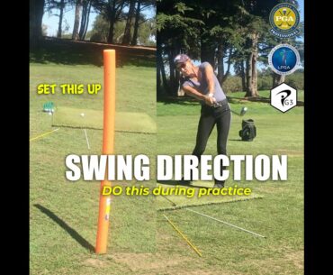 MORE PARS #shorts GOLF TIP: SWING OUT (great practice session)