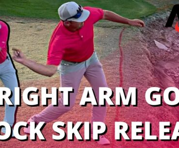 Right Arm Golf Swing Release And ROCK SKIPPING | Are They The Same?