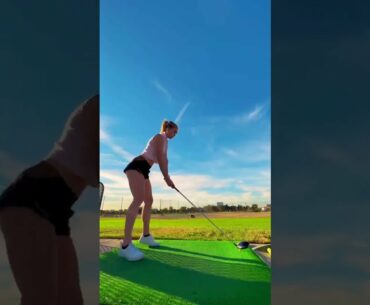 Beauty & Golf! Have a good game Dear Ladies all over the golf! #shorts #golfshorts #youtubeshorts