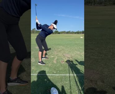 Fit Golfer Girl’s 2021 Golf Swing Evolution! #shorts #golf #golfswing
