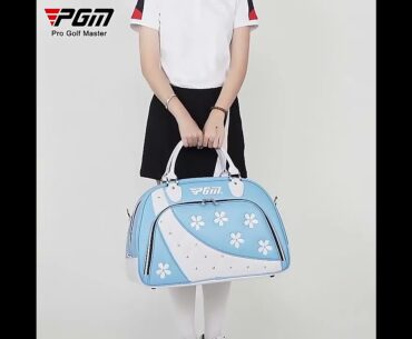PGM YWB039 fashion ladies boston golf clothing bag microfiber waterproof golf boston bag with