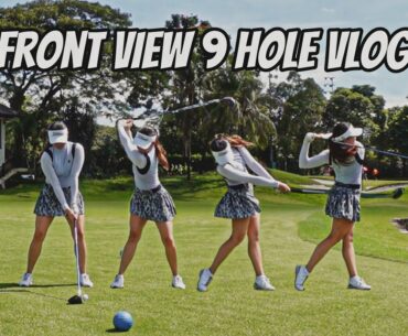 FRONT VIEW ONLY GOLF VLOG (9 Holes at KLGCC)
