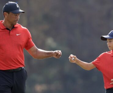 Tiger and Charlie in sync (Part 2): Like Father, Like Son at the PNC Championship