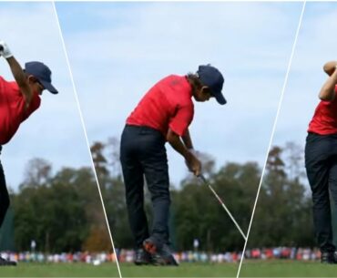 Charlie Woods Swing Sequence and Slowmotion
