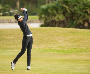 Meghan MacLaren continues to set the pace on -6 after a level-par 73 on Saturday at La Manga