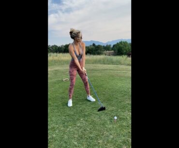 Paige Spiranac golf swing,, Merry Christmas ❤️❤️ #golf #shorts #golfgirl      | GOLF#SHORT