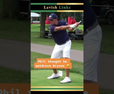 Phil Mickelsons Thinks He Outdrove Bryson