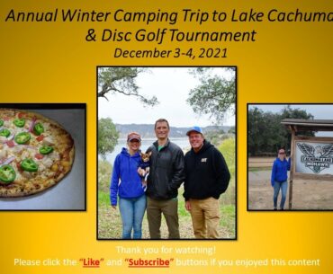 Winter Camping & Disc Golf Tourney at Lake Cachuma - Dec 2021