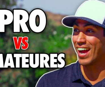 We Challenged A PRO Golfer?? // 2v1 Match