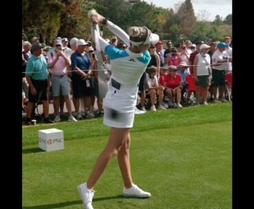 Nelly Korda golf swing motivation! Have a good game Dear Ladies all over the golf! #bestgolf