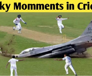 Top 10 Most Lucky Moments in Cricket Ever -- Unusual Moments | Cricket Star |