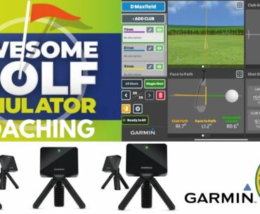 Garmin R10 - COACHING! Using Awesome Golf App! MY FAVOURITE!!