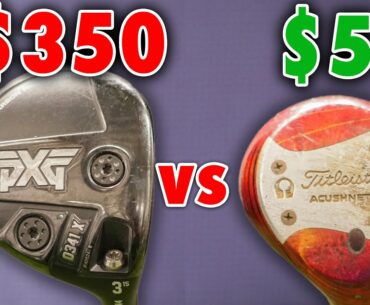 2022 PXG 3 Wood vs 1960 Titleist 3 Wood // Results Surprised PRO Golfer!!