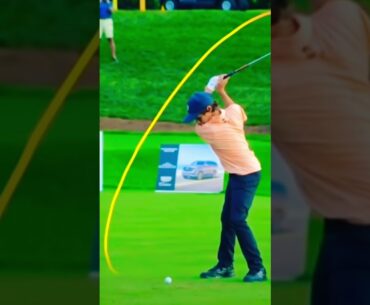 Charlie Woods Slow Motion Iron Swing #trending #golf #shorts