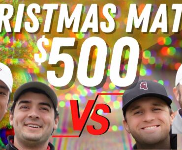 Toys For Kids! 2 vs 2 $500+ Christmas Match- Two Guys Golf