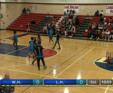 WPIAL Boys High School Basketball Woodland Hills at Laurel Highlands 12/29/21