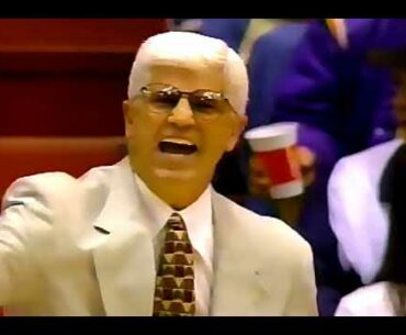 Pistons at Lakers, 1996 (w/ Worthy's number retirement ceremony at 23:12)