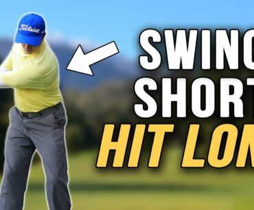 Shorter Backswing For MORE POWER Works For ALL Golfers
