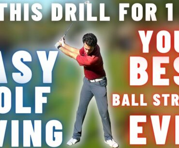 This Drill Makes the Golf Swing SO EASY - Get PERFECT Ball Striking in Just 1 Minute