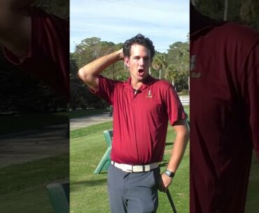 Are you thinking too much in the golf swing? #shorts #golfswing #golftips