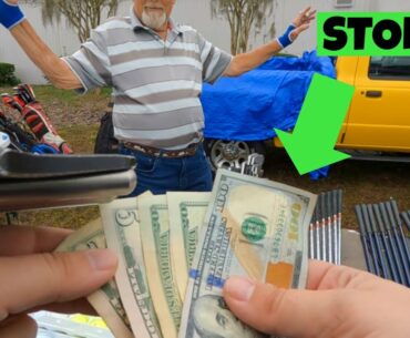 We Bought STOLEN Goods At The FLEA MARKET (Bizarre Ending!)