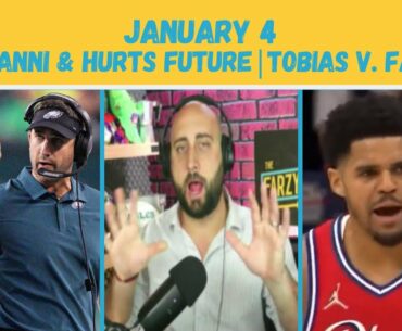 Tobias Harris v Sixers Fans | Philadelphia Eagles QB1 Jalen Hurts | Sirianni COTY?! | Farzy Show 1/4
