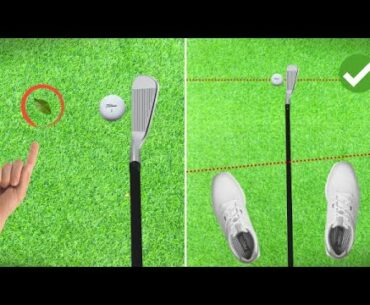 HOW TO AIM CORRECTLY ON THE GOLF COURSE