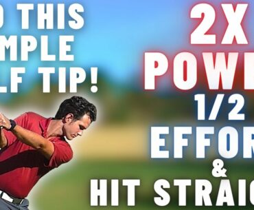 This Simple Golf Tip is PURE MAGIC - It Makes the Golf Swing SO EASY and CONSISTENT!