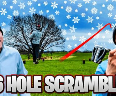 It SNOWED during our Golf Scramble....