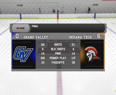 Grand Valley at Indiana Tech | Women's Ice Hockey