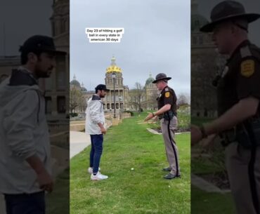 I know that state trooper #golf  #shorts