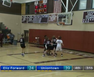 WPIAL Boys High School Basketball Elizabeth Forward at Uniontown 1/14/22