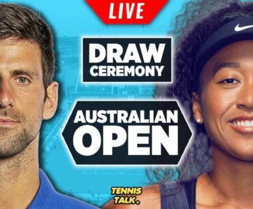 AUSTRALIAN OPEN 2022 | Draw Ceremony | LIVE Tennis Reaction