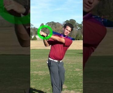 Easy POWERFUL Golf Tip - This makes the golf swing so easy just like the pros! #shorts #golftips